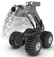 Pipe Inspection Crawler features motorized camera elevator.