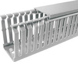 Wire Duct features narrow slot design for high-density uses.