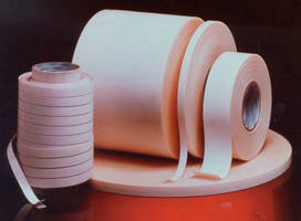 Acrylic Pressure-Sensitive Tape bonds glass and clear materials.