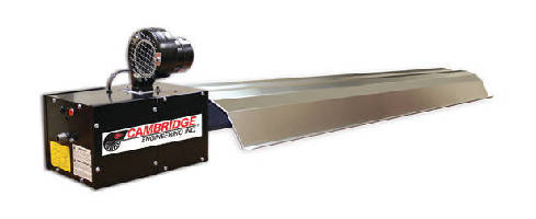 Infrared Radiant Tube Heaters offer 99+% efficient reflectors.