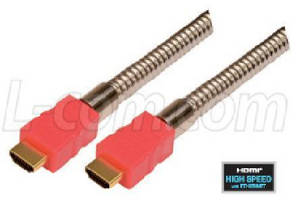 HDMI A/V Cable Assemblies are covered in crush-resistant armor.
