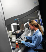 Biosafety Cabinets accommodate user's microscope.