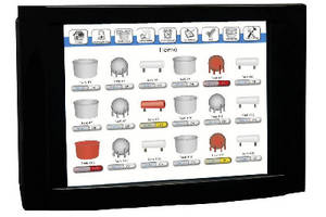 LCD Touch Panel Monitor remotely checks alarm probes.