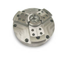 Sliding Jaw Chuck holds multiple parts.