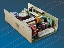 AC-DC Power Supplies offer power density of 12.5 W/in³.