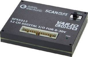 Boundary Scan I/O Module processes voltages up to 30 V.
