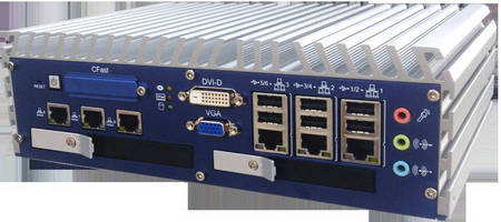 Fanless Embedded Controller offers up to 8 GbE LAN connections.