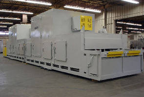 Dual Belt Conveyor Oven provides two 20 ft long heat zones.