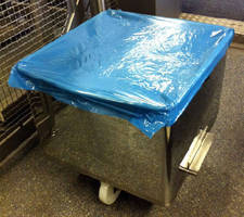 Disposable Tote Bin Covers feature metal detectable design.