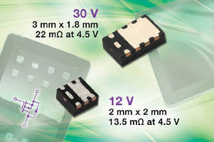 P-Channel MOSFETs offer industry-low on-resistance.