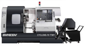 CNC Turning/Milling Center offers multitasking capabilities.