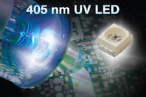 UV LED replaces mercury vapor lamps in curing operations.