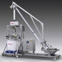 Mobile Bulk Bag Filler offers metal detection, tilt-down feeder.