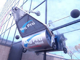 Automated Window Cleaning System targets mid-height buildings.