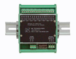 ADC Signal Converters convert sensor output to Modbus format.