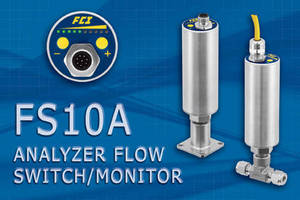 Flow Switch/Monitor accommodates water and wastewater operations.