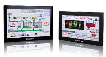 Widescreen Panel PCs monitor production processes.