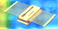 Analog-to-Digital Converter has 28-pin flat package.