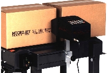 Inkjet Printer codes directly on corrugated surfaces.