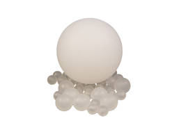 Solid Plastic Balls replace plating tank covers.