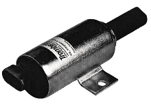 Solenoid has integrated electronic control.