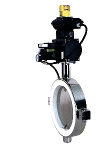 Butterfly Valve has inflatable seat.
