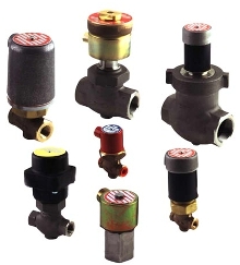 Solenoid Valves operate from vacuum to 3,000 psig.