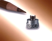 Miniature Accelerometers have lightweight titanium housings.