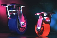 Casters are available with 6 different wheel types.