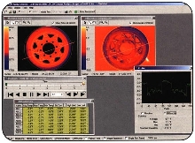 Inspection Software views thermal profiles of molds.