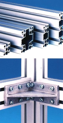 Framing System uses alloy 6005T6 for higher strength.