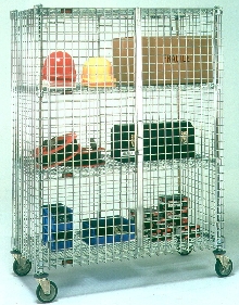 Storage Equipment has open-wire construction.