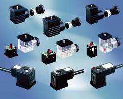 DIN Connectors are used with solenoid valves.