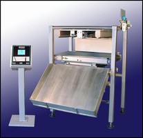 Checkweigher includes rejection capabilities.