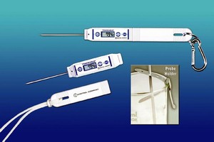 Waterproof Food Thermometer is NIST-traceable.