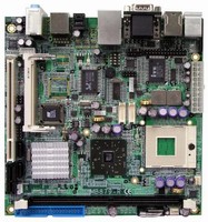 Motherboard features ATi Radeon Xpress 200 chipset.