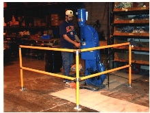 Safety Railings can be assembled quickly.