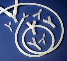 Barbed Connector is made of FDA-approved polypropylene.