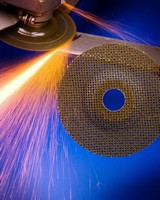 Abrasive Wheel removes light welds, burrs, rust, and paint.