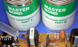 Transparent Epoxy is resistant to high temperatures/humidity.