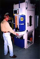 Rotary Blast Machinery is suited for tall components.