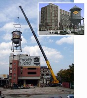 Dawes Rigging & Crane Rental Moves Historic Water Tower