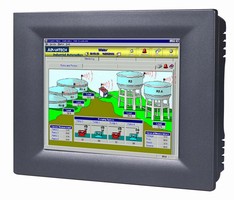 Touch Panel Computer measures 5.6 in. high.