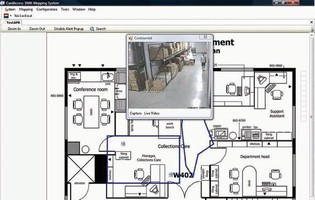 Access Control Software includes dynamic map functions.