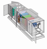 HVAC Unit comes with water source heat pump option.