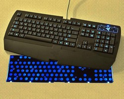 Keyboard Backlight employs side-firing LEDs.