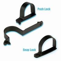 Cable Clamps install without damaging cable/wire/hose bundles.