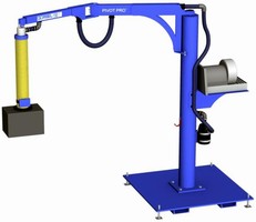 Articulating Jib Crane is suited for vacuum applications.