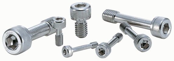 Captive Screws are offered in lengths from 8-40 mm.