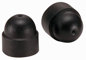 Caps protect cap screws and socket heads.